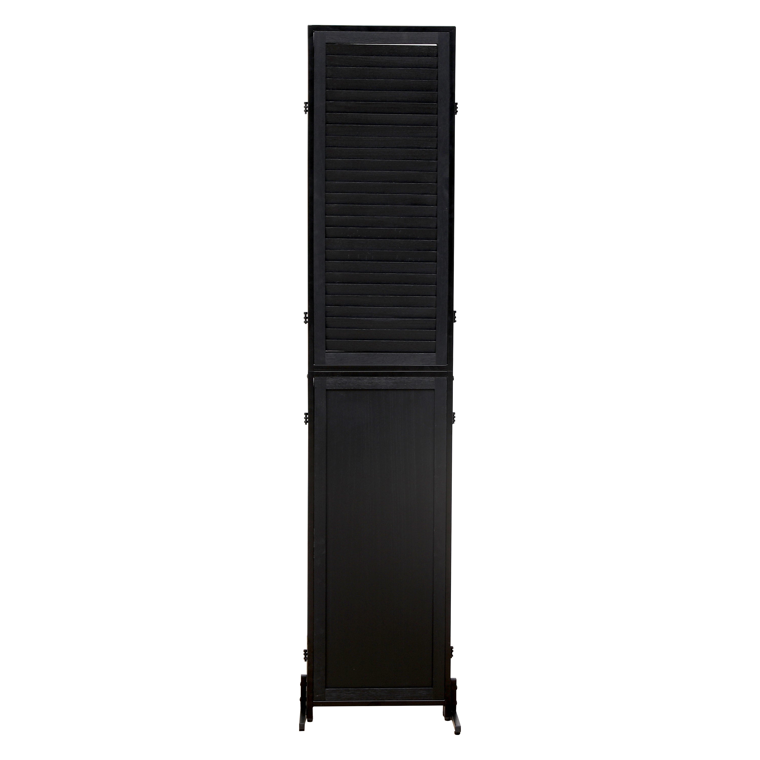 3 Panel Wood Folding Privacy Screen