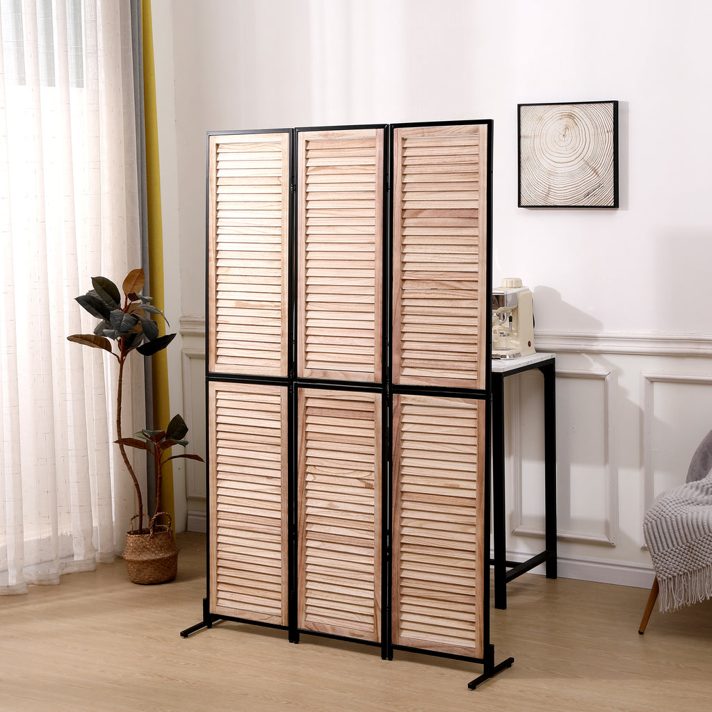 3 Panel Room Dividers and Folding Privacy Screen