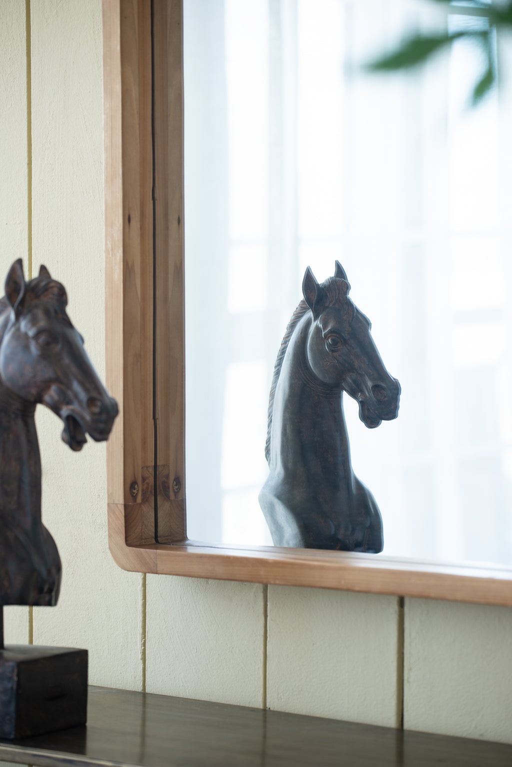 24"x36" Rectangle Wood Mirror