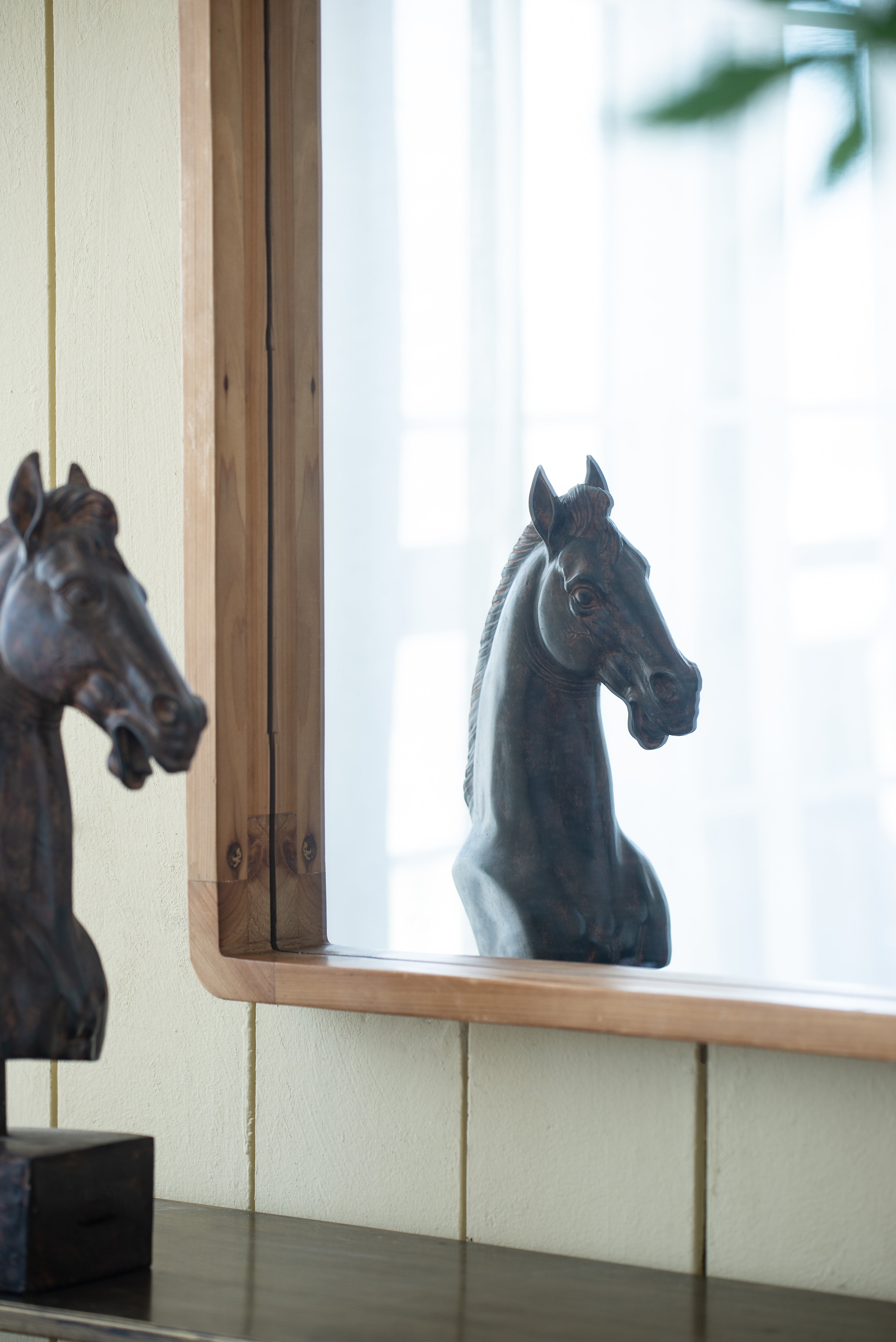 24"x36" Rectangle Wood Mirror