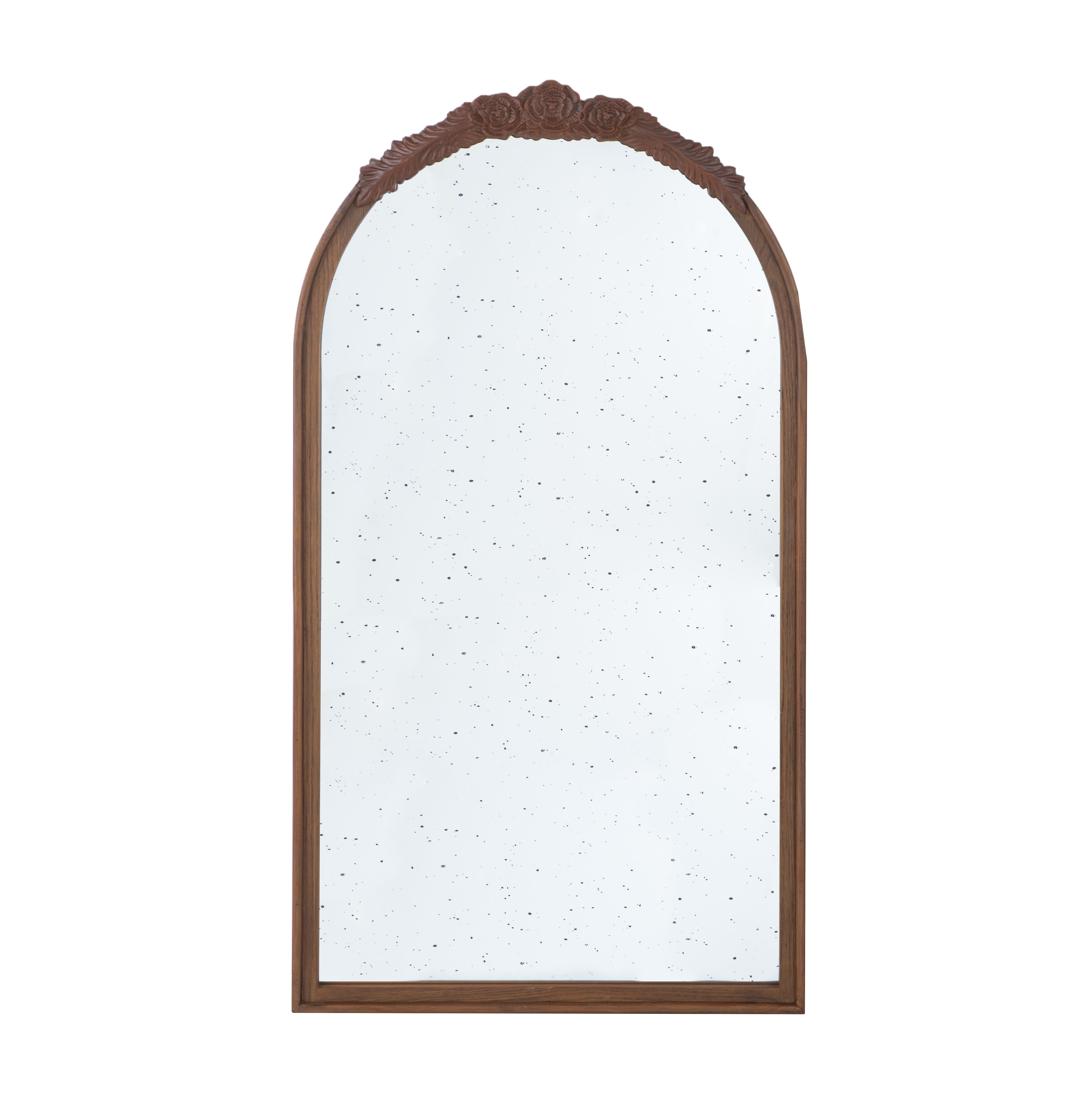 23" x 42" Hand Carved Rose Antique Mirror Frame
