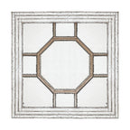 48" Antique Style Decorative Square Wall Mirror