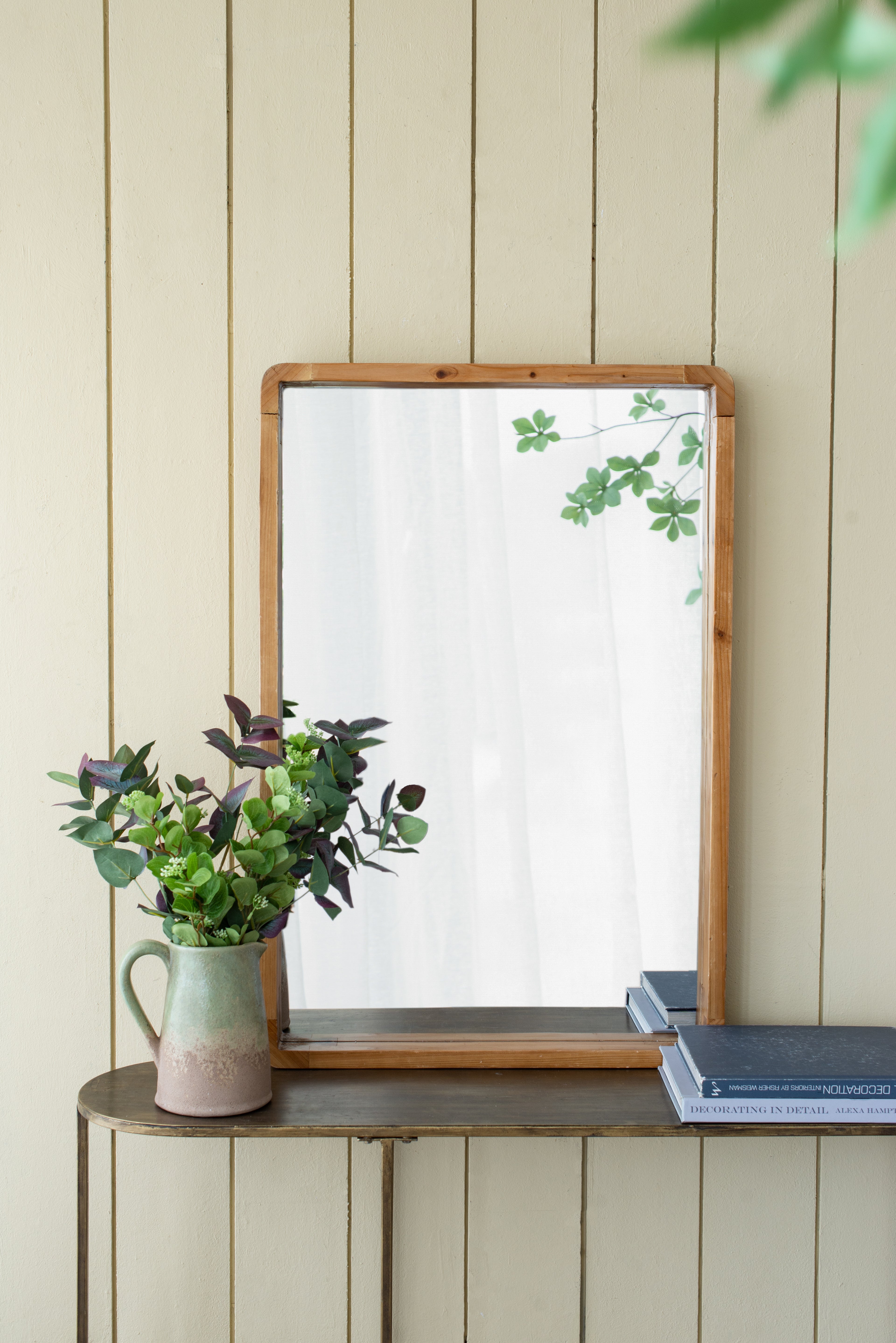 24"x36" Rectangle Wood Mirror