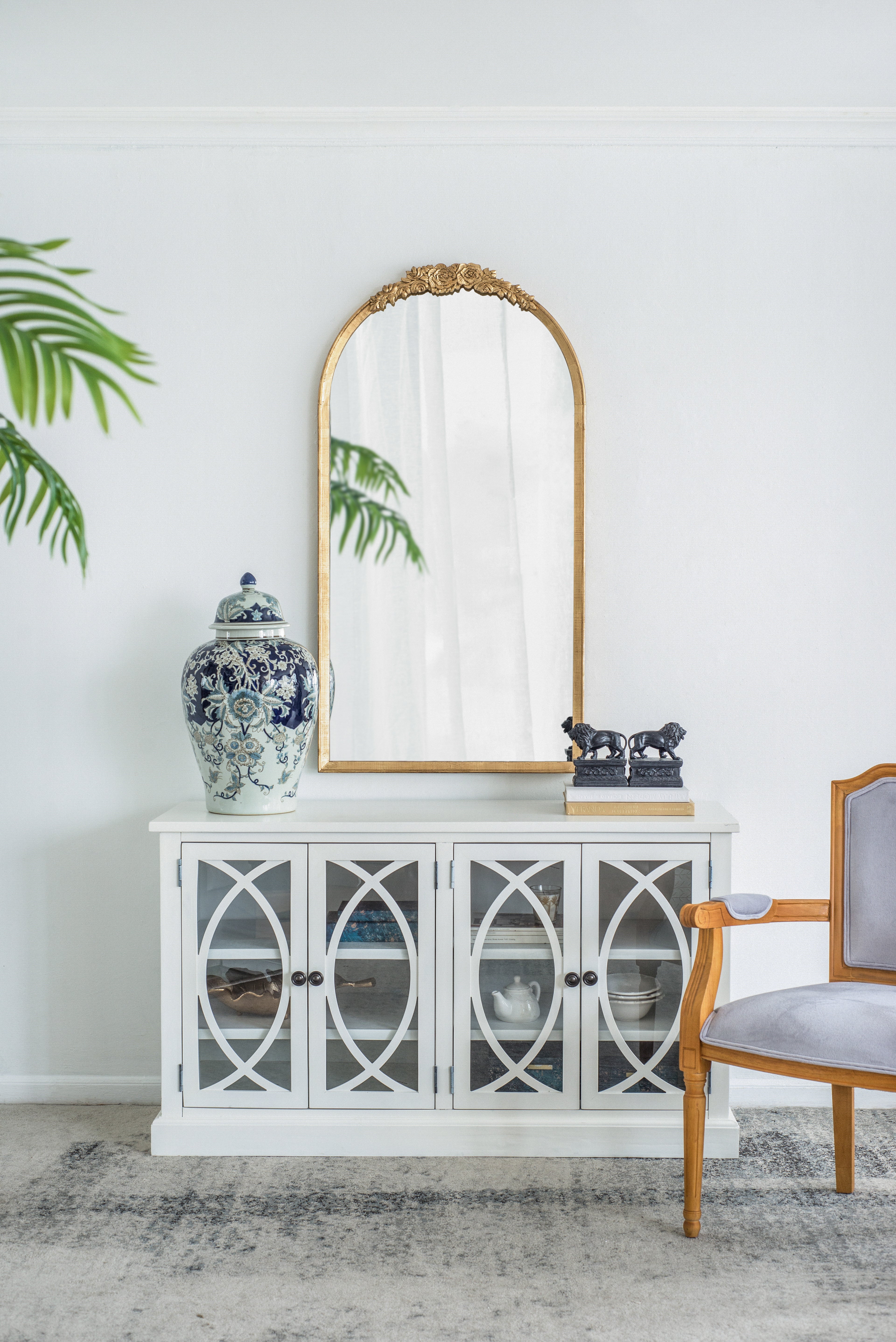 28"x53" Wood Floor Mirror
