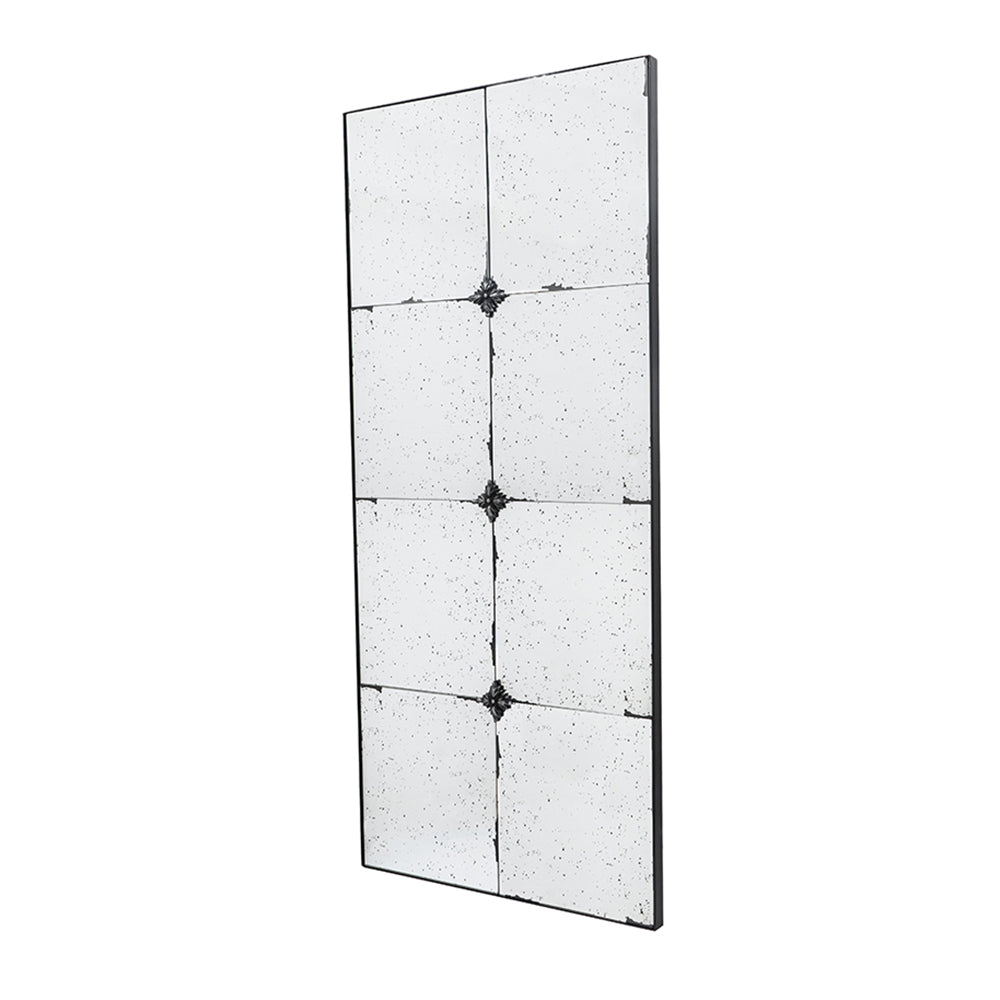 21x47" Traditional Antique Glass Wall Mirror