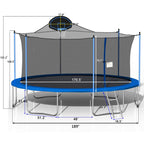 16FT Trampoline for Adults & Kids