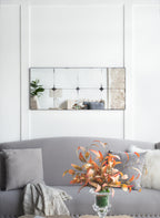 21x47" Traditional Antique Glass Wall Mirror