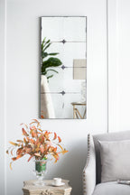 21x47" Traditional Antique Glass Wall Mirror