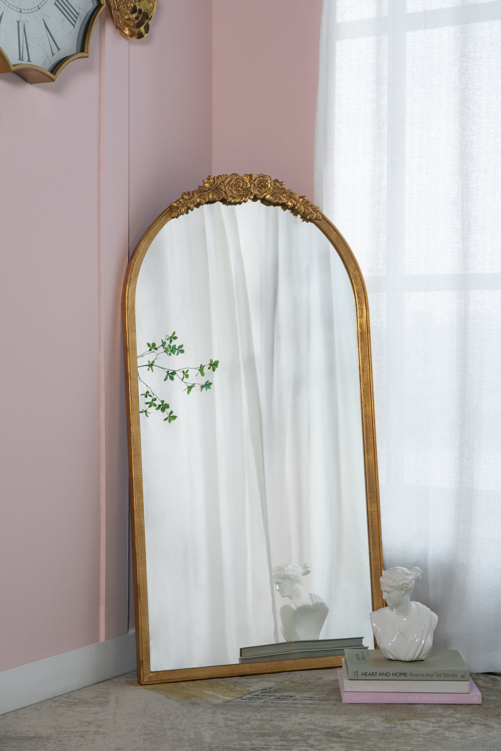 28"x53" Wood Floor Mirror