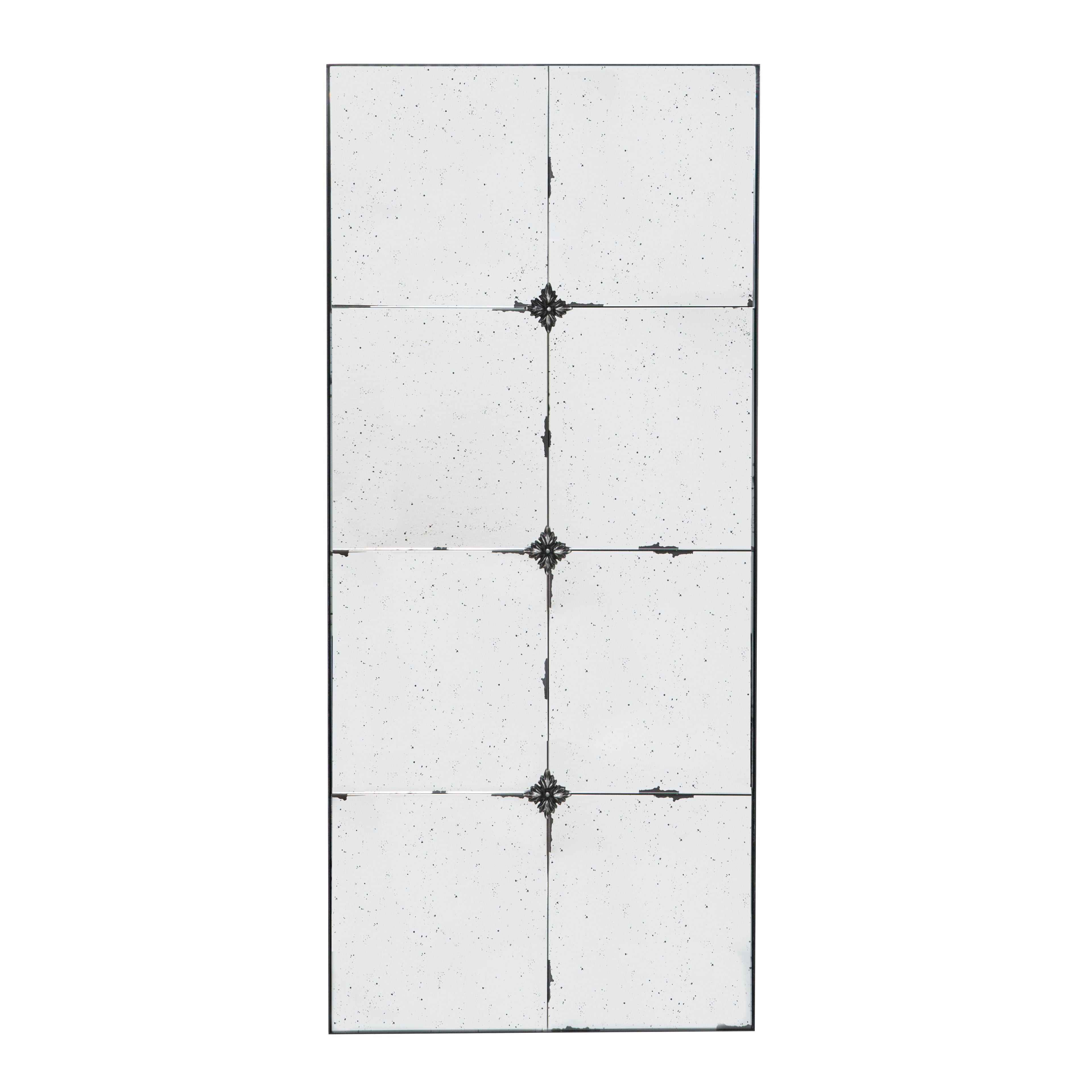 21x47" Traditional Antique Glass Wall Mirror
