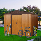 8ft x 10ft Outdoor Metal Storage Shed