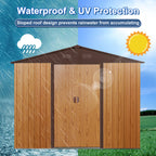 8ft x 10ft Outdoor Metal Storage Shed