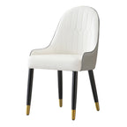 Modern Dining Chairs Set of 2 pcs Faux Leather Dining Chair