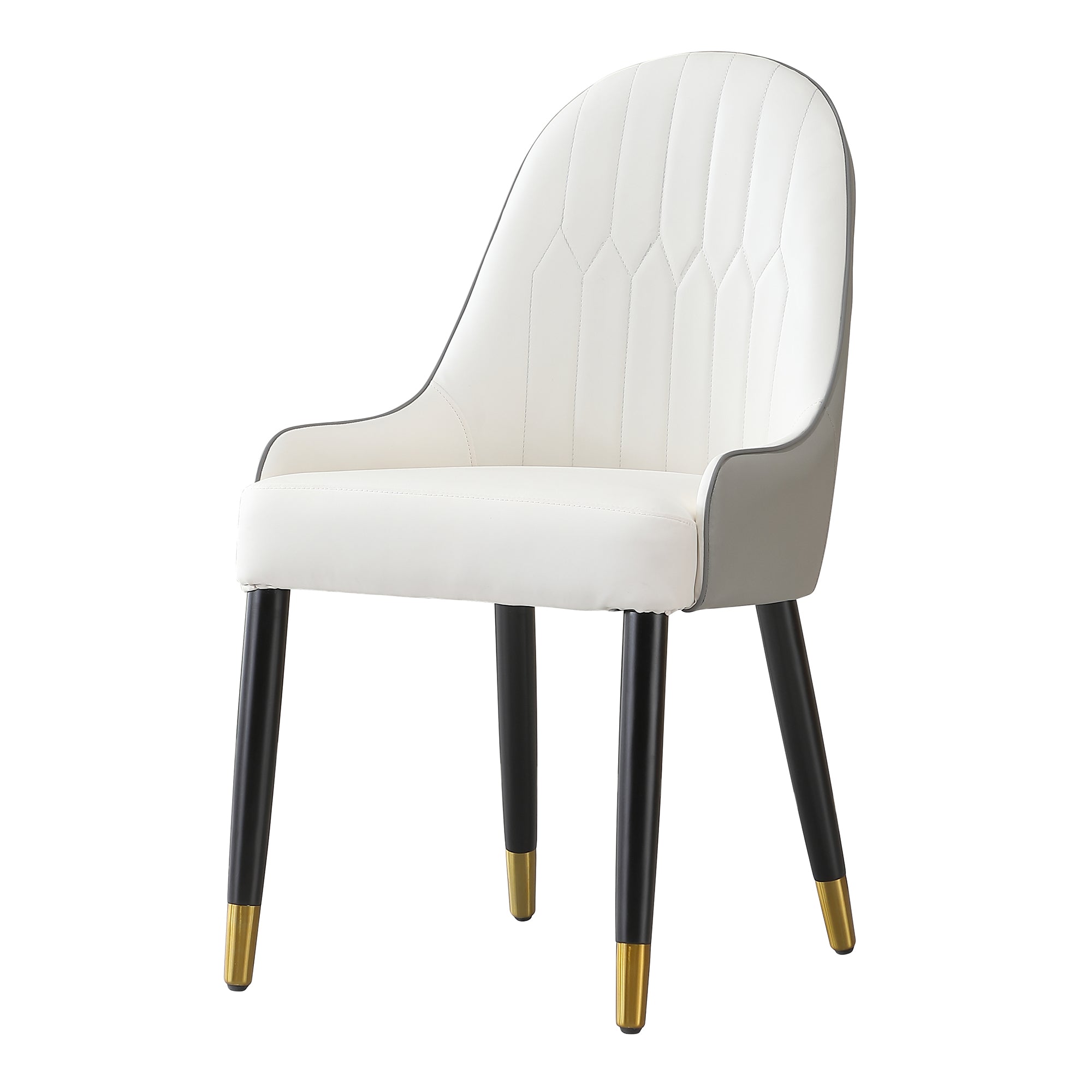 Modern Dining Chairs Set of 2 pcs Faux Leather Dining Chair