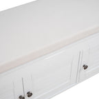 TREXM Storage Bench with 3 Shutter-shaped Doors