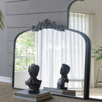Classic Design Large Arch Mirror with Baroque Inspired Frame
