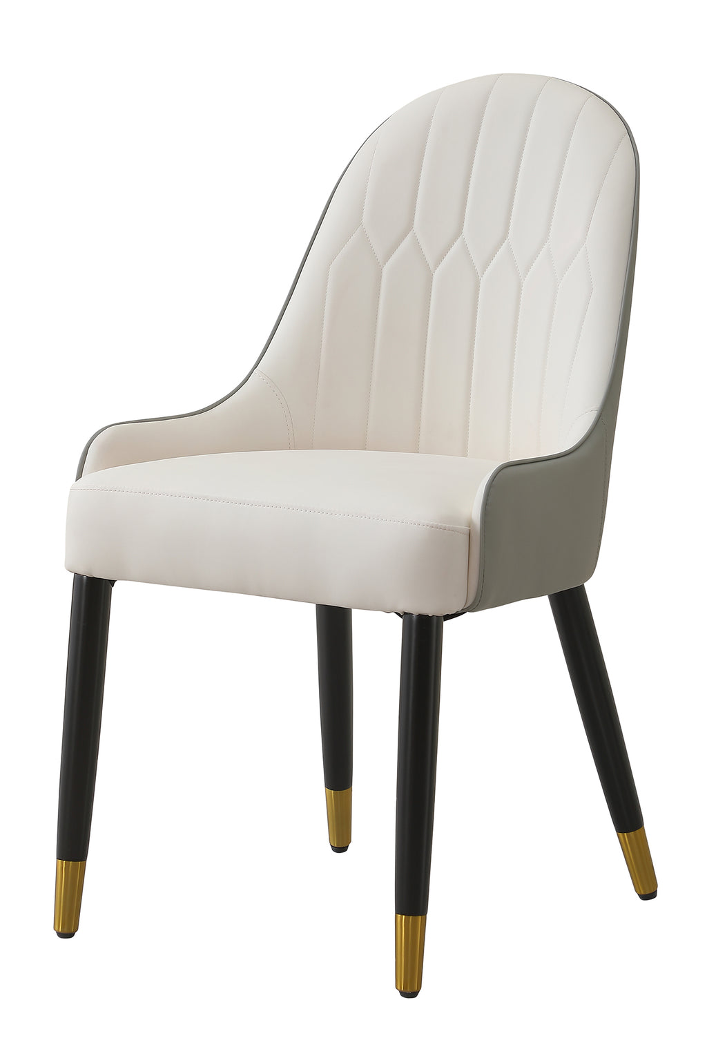 Modern Dining Chairs Set of 2 pcs Faux Leather Dining Chair