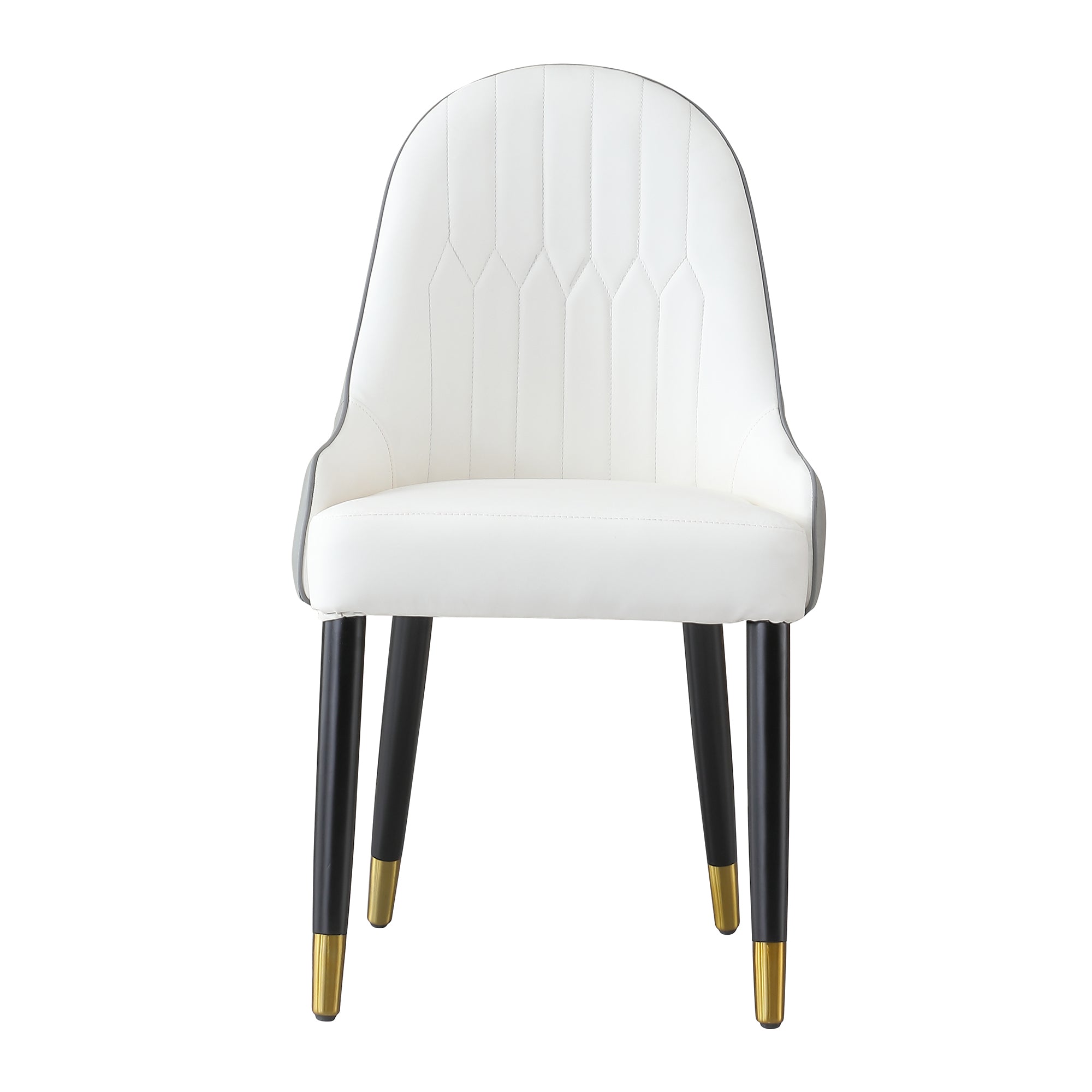 Modern Dining Chairs Set of 2 pcs Faux Leather Dining Chair