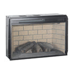 26 Inch Infrared Quartz Heater Fireplace Insert - Woodlog Version