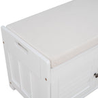 TREXM Storage Bench with 3 Shutter-shaped Doors