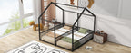 Metal Twin Size House Platform Beds