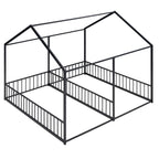 Metal Twin Size House Platform Beds