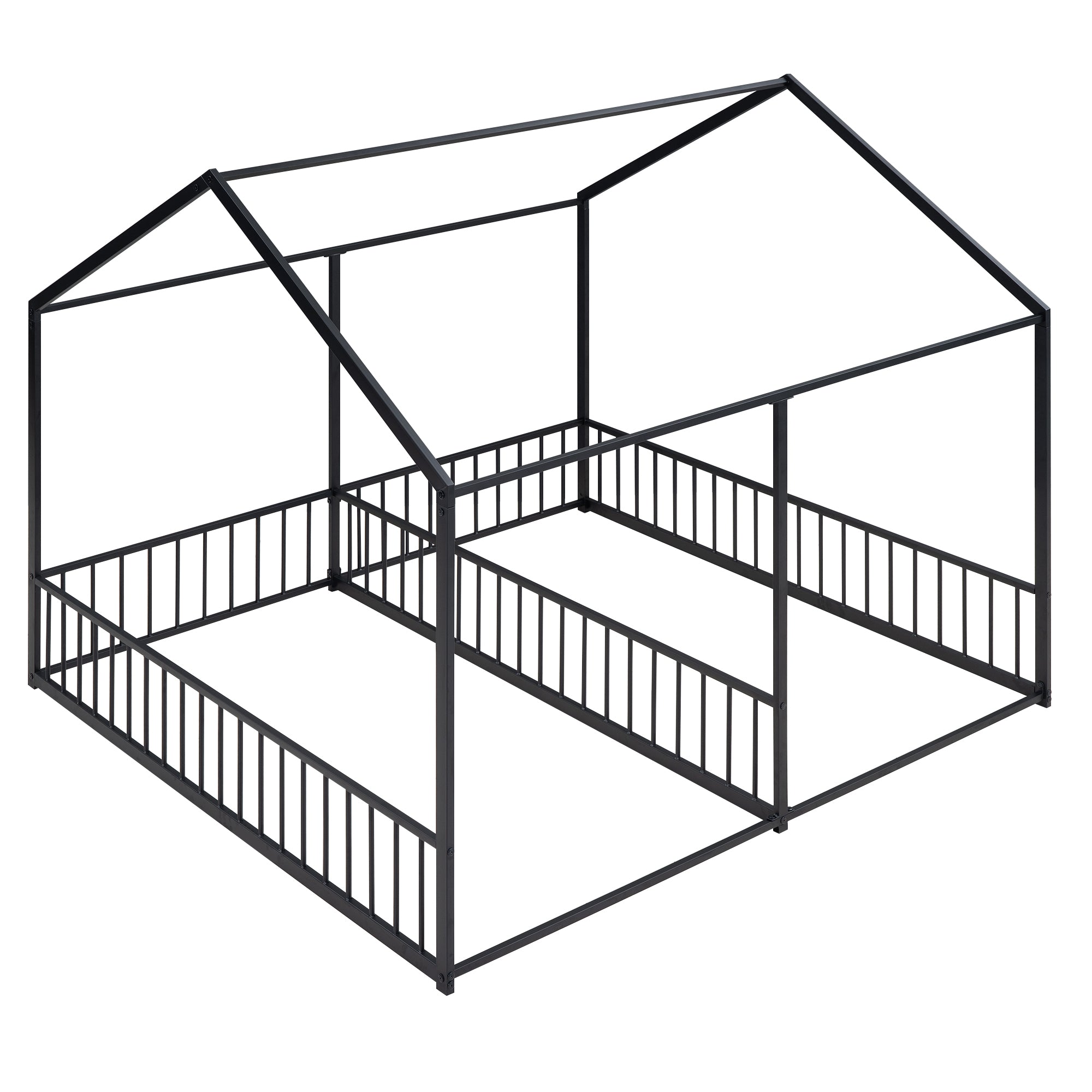 Metal Twin Size House Platform Beds