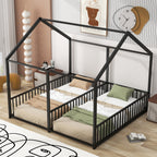 Metal Twin Size House Platform Beds
