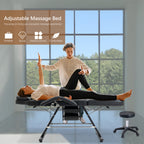 Massage Salon Tattoo Chair with Hydraulic Stool