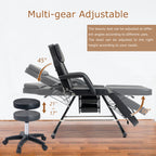 Massage Salon Tattoo Chair with Hydraulic Stool