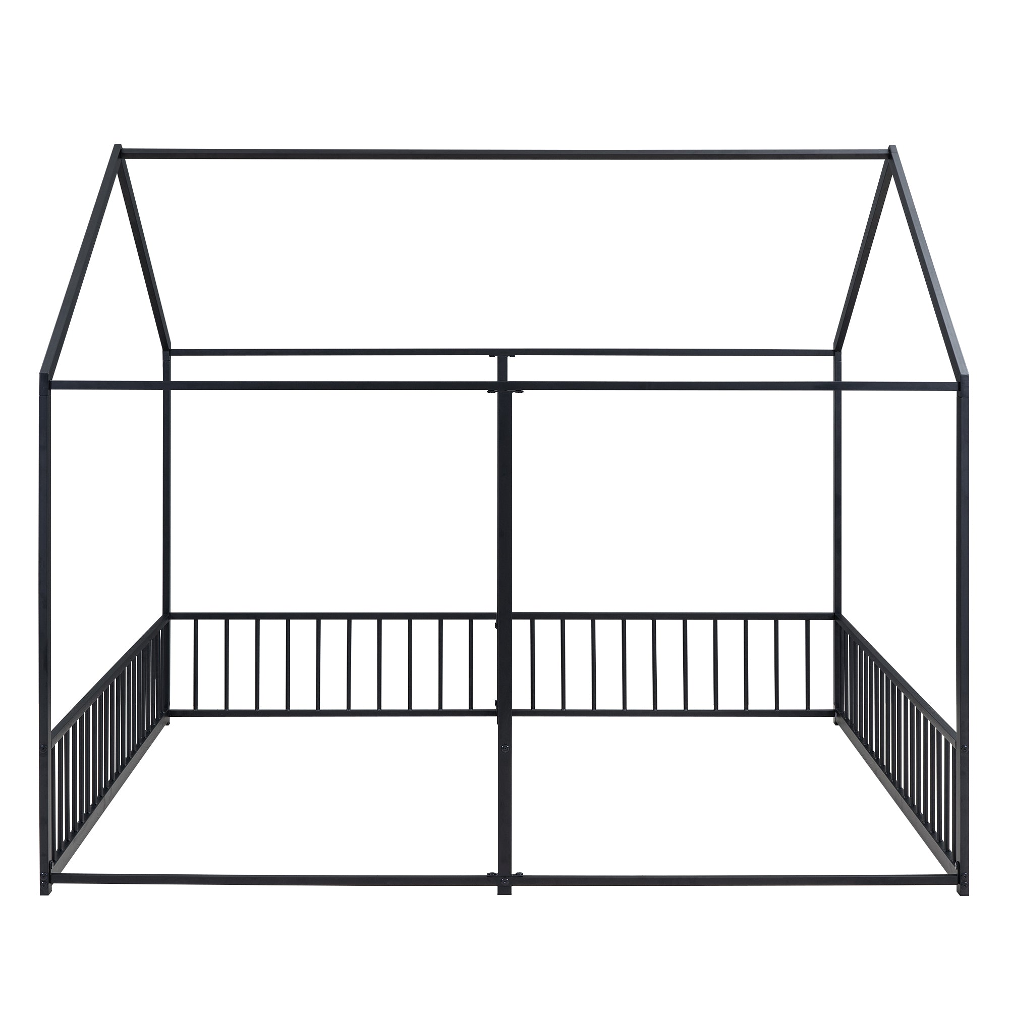 Metal Twin Size House Platform Beds