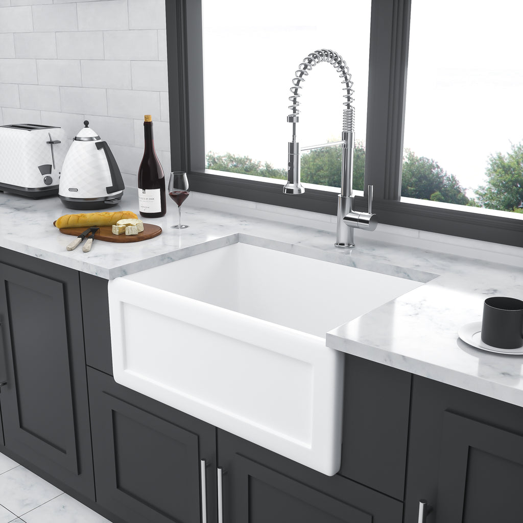 Small Farmhouse Sink - 24 x 18 x 10 Inch Kitchen Sink