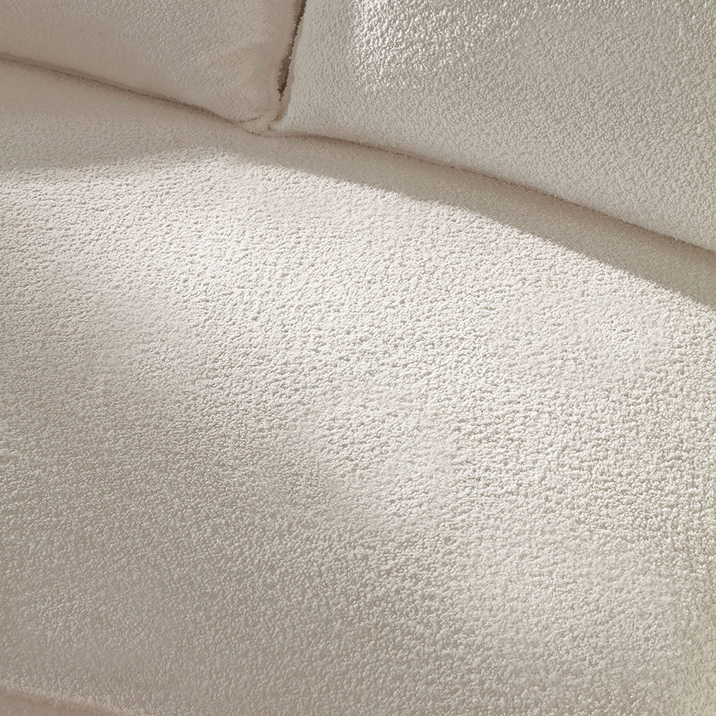 Curved Sofa with Ingenious Shape in Beige