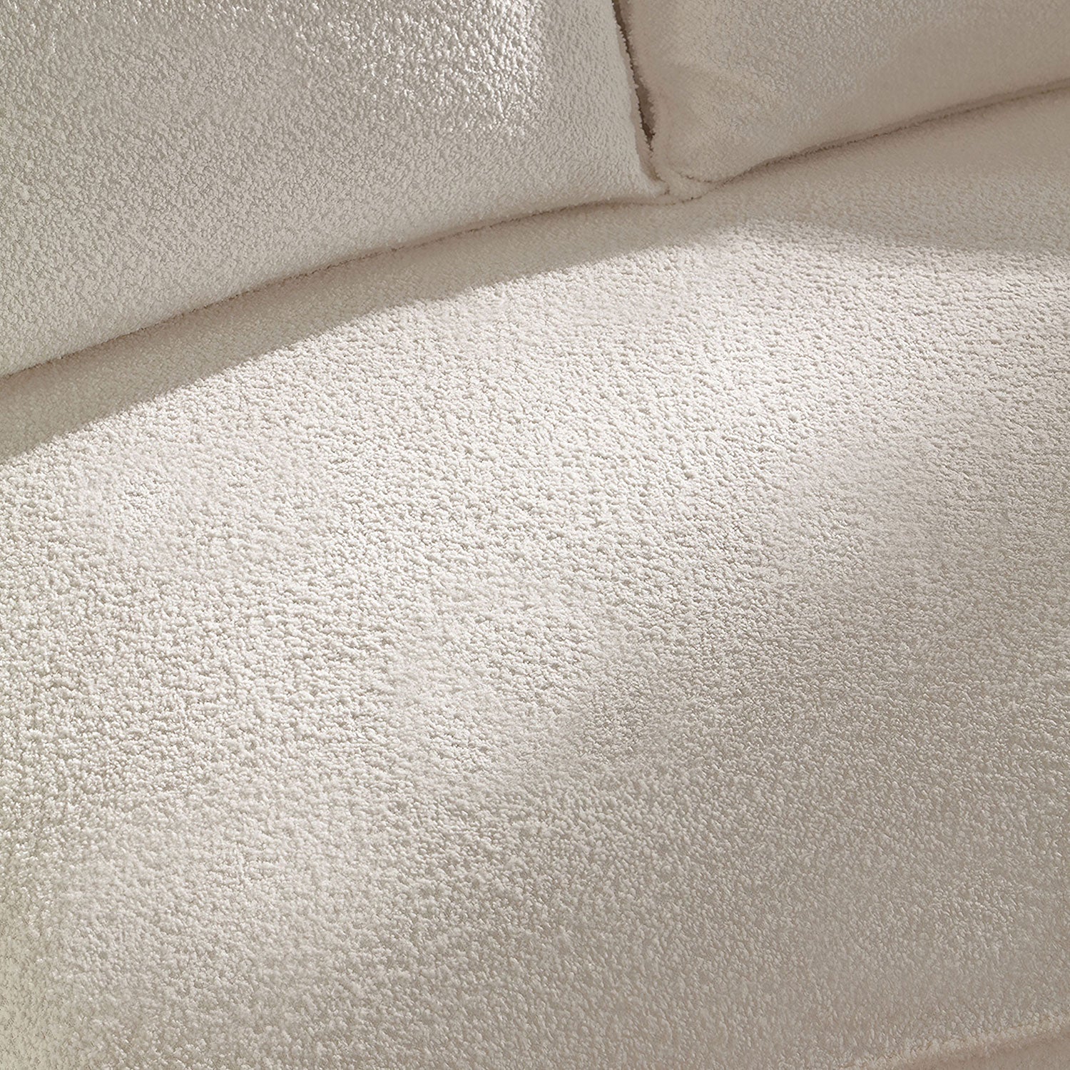 Curved Sofa with Ingenious Shape Beige