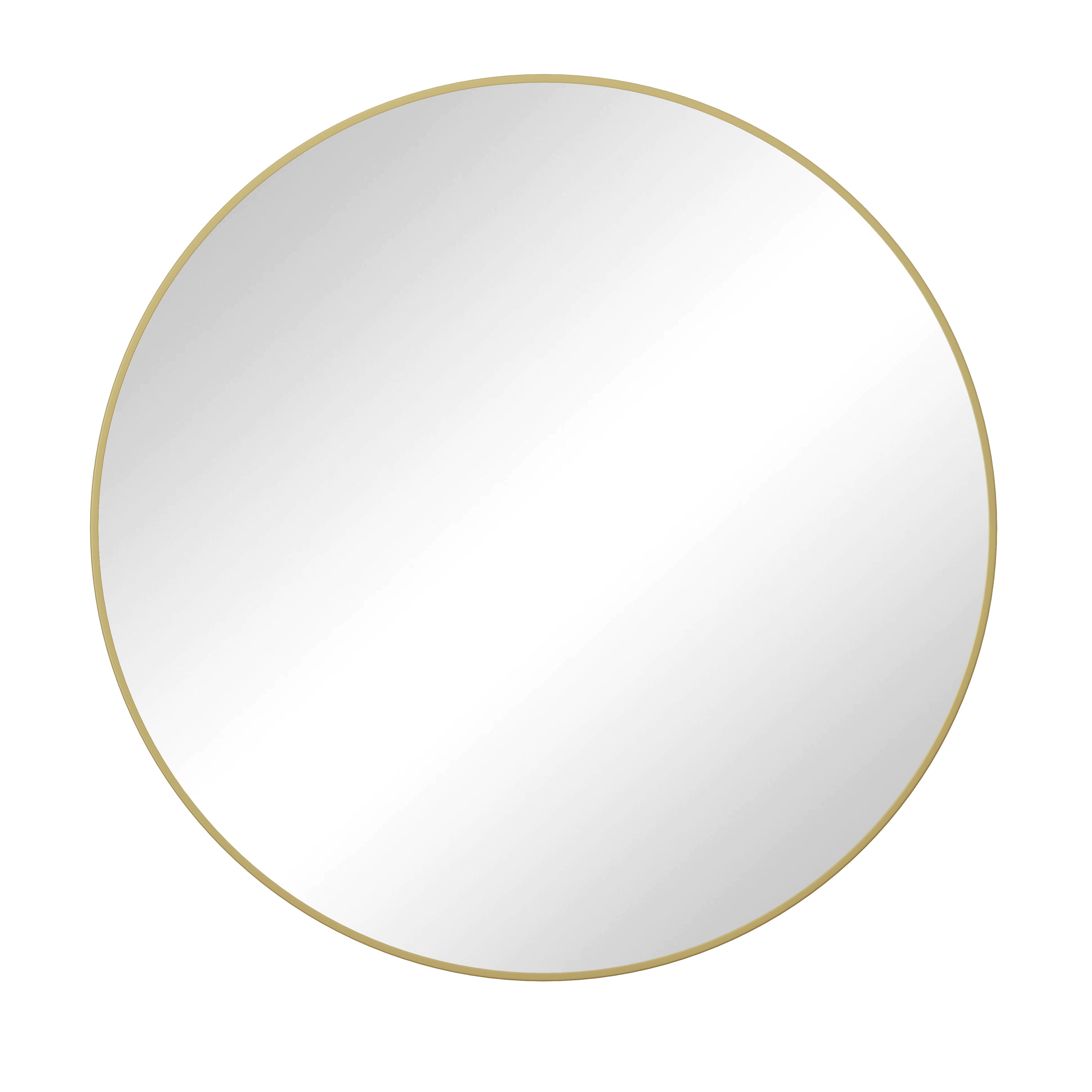 36 Inch Wall Mirror in Gold