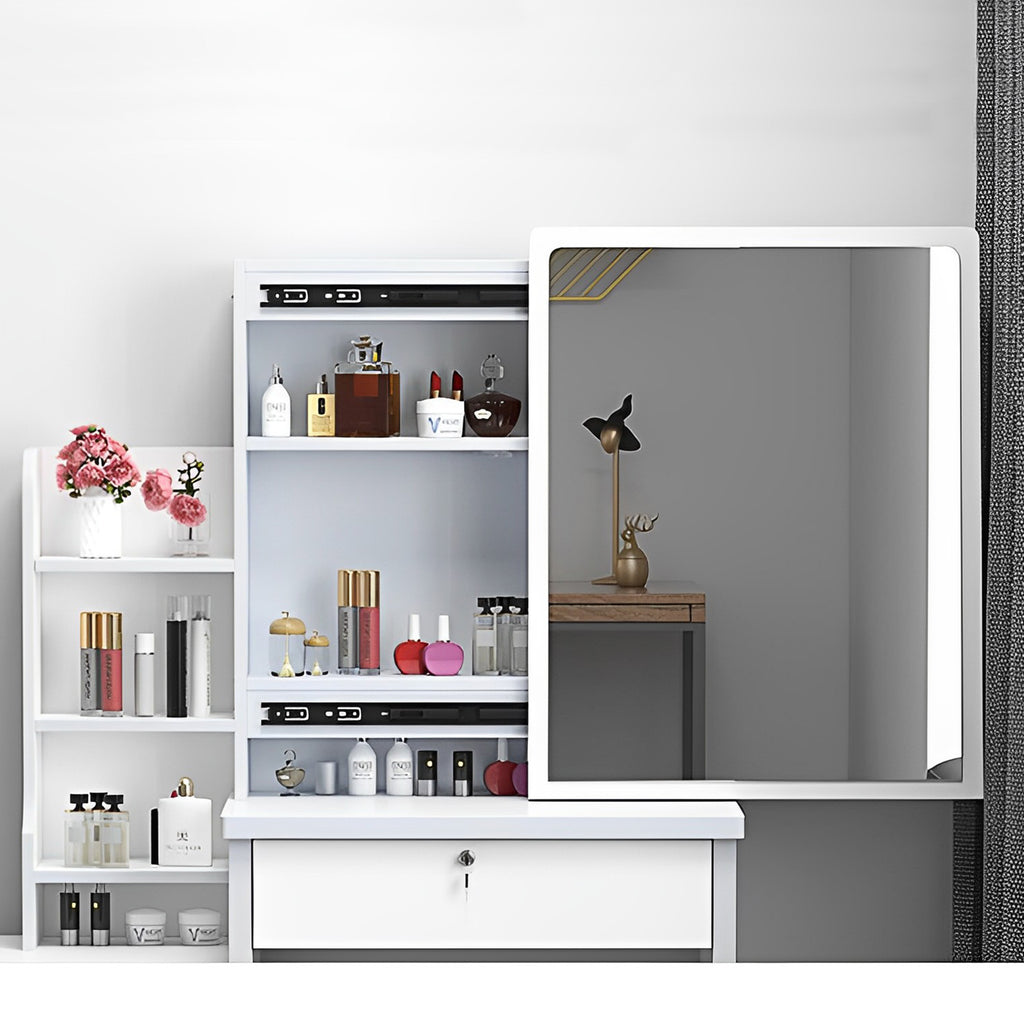 Fashion Vanity Desk with Mirror and Lights