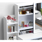Fashion Vanity Desk with Mirror and Lights