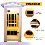 Single Person Spruce Far Infrared Sauna