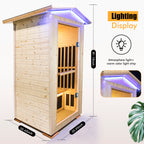 Single Person Spruce Far Infrared Sauna