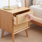 Pure Solid Wood Bedside Cabinet