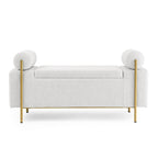 Elegant Upholstered Storage Bench