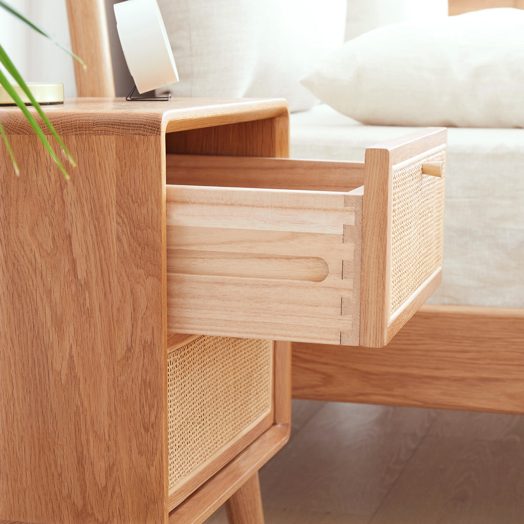 Pure Solid Wood Bedside Cabinet