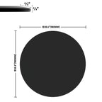 38.6" Round Tempered Glass Table Top