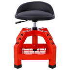 Pneumatic 360 Degree Swivel Stool, Heavy Duty Rolling Mechanics Stool