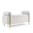 Elegant Upholstered Storage Bench