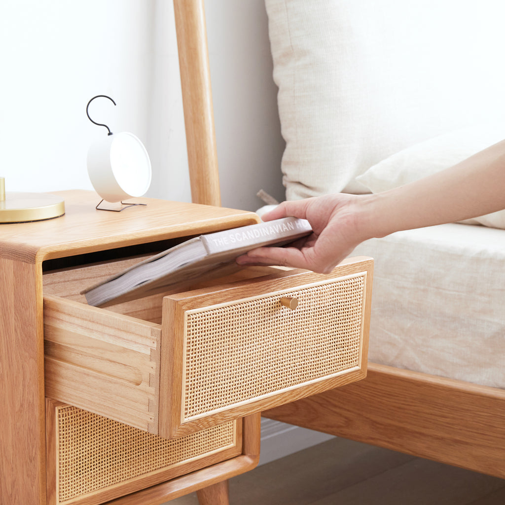 Pure Solid Wood Bedside Cabinet