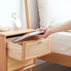 Pure Solid Wood Bedside Cabinet