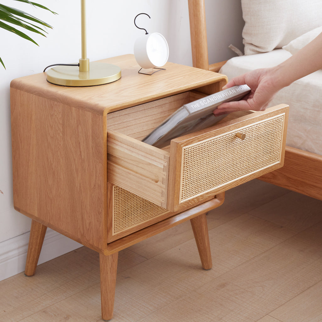 Pure Solid Wood Bedside Cabinet