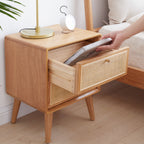 Pure Solid Wood Bedside Cabinet