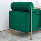 Elegant Upholstered Velvet Storage Bench